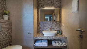 Appartement Duplex | Salle de bain | Douche, sĂšche-cheveux, chaussons, serviettes fournies