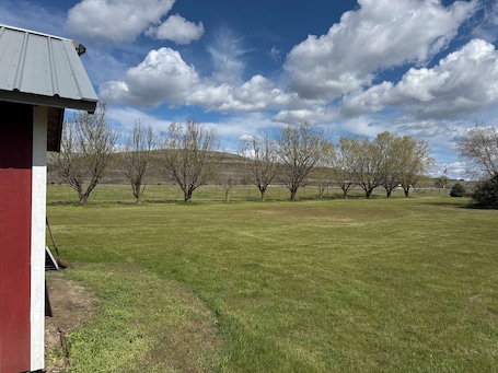 Property grounds. Rustic 2nd Story Apartment w/small kitchen