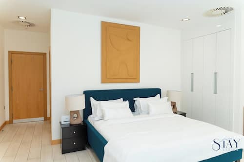 Luxury Apartment | Blackout curtains, iron/ironing board, free WiFi, bed sheets