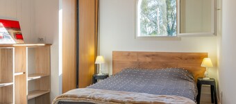 Holiday Home 'F2 À 100m De La Plage' with Mountain View, Wi-Fi and Air Conditioning