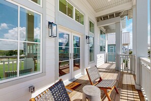 Terrace/patio - Dune Allright at Sunflower Beach Resort (Port Aransas)