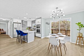 Dining - NEW! Lakefront Home w/ Hot Tub, Large Deck + Kayak (Sherrills Ford)