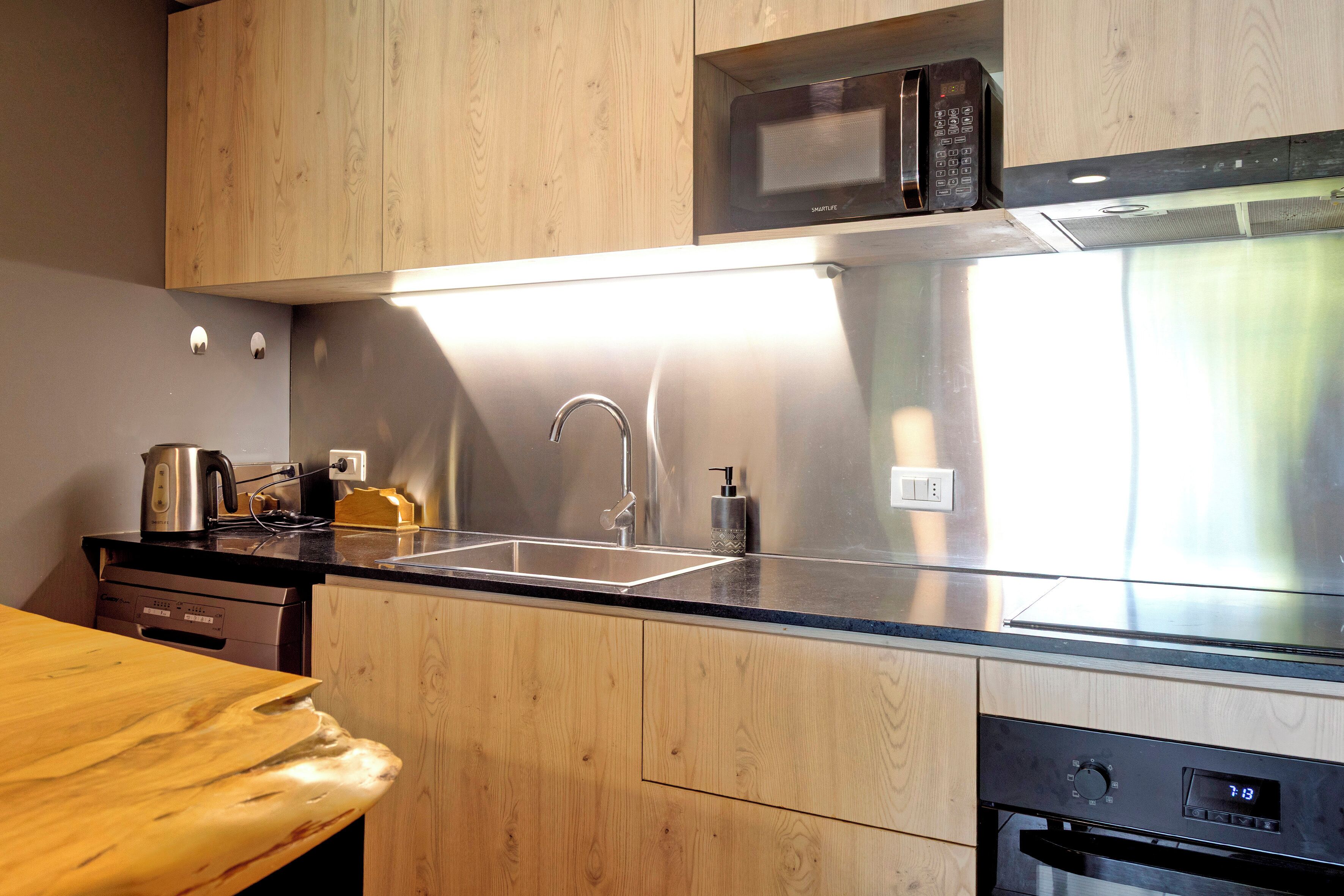 Appartamento familiare, balcone, vista piscina | Cucina privata