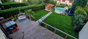 Terrace/patio - Private pool & BBQ - House near Paris (Coubron)