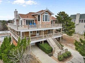 Exterior - Walk to Beach | Sunset Views! Pool | Hot Tub| Duck (Duck)