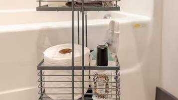 Hair dryer, towels