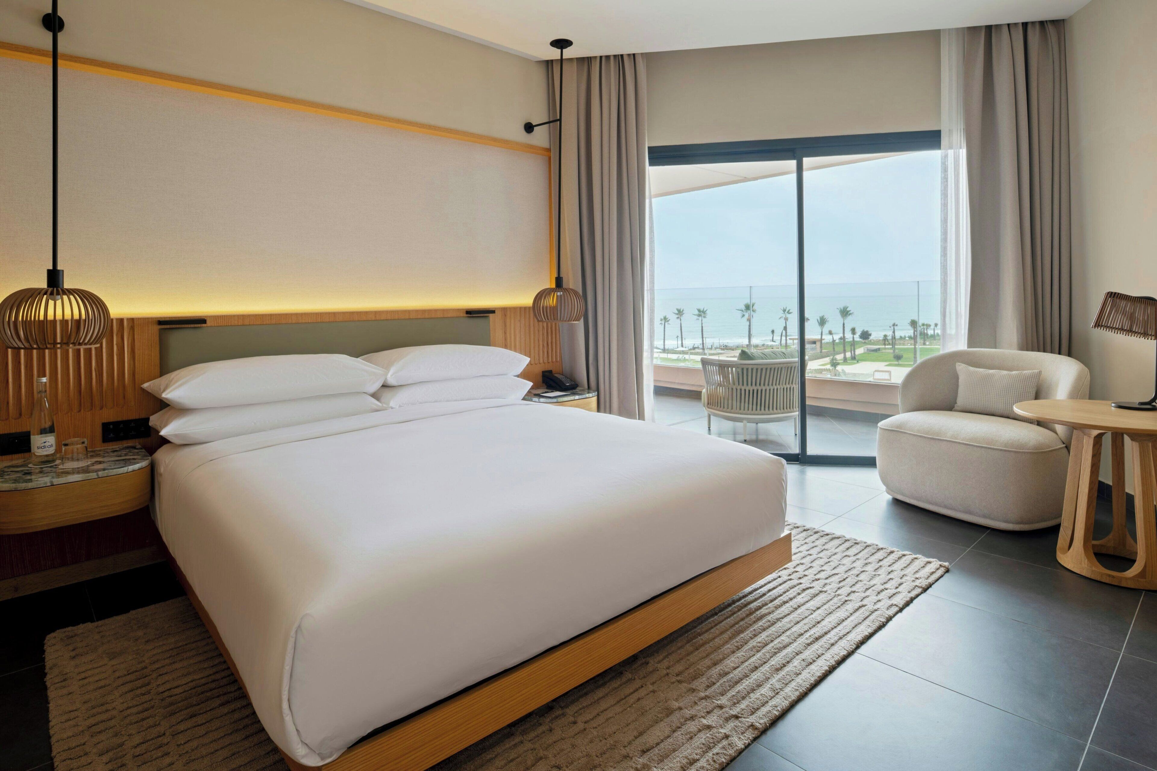 Suite, 1 Bedroom, Balcony, Sea View | Premium bedding, minibar, in-room safe, desk