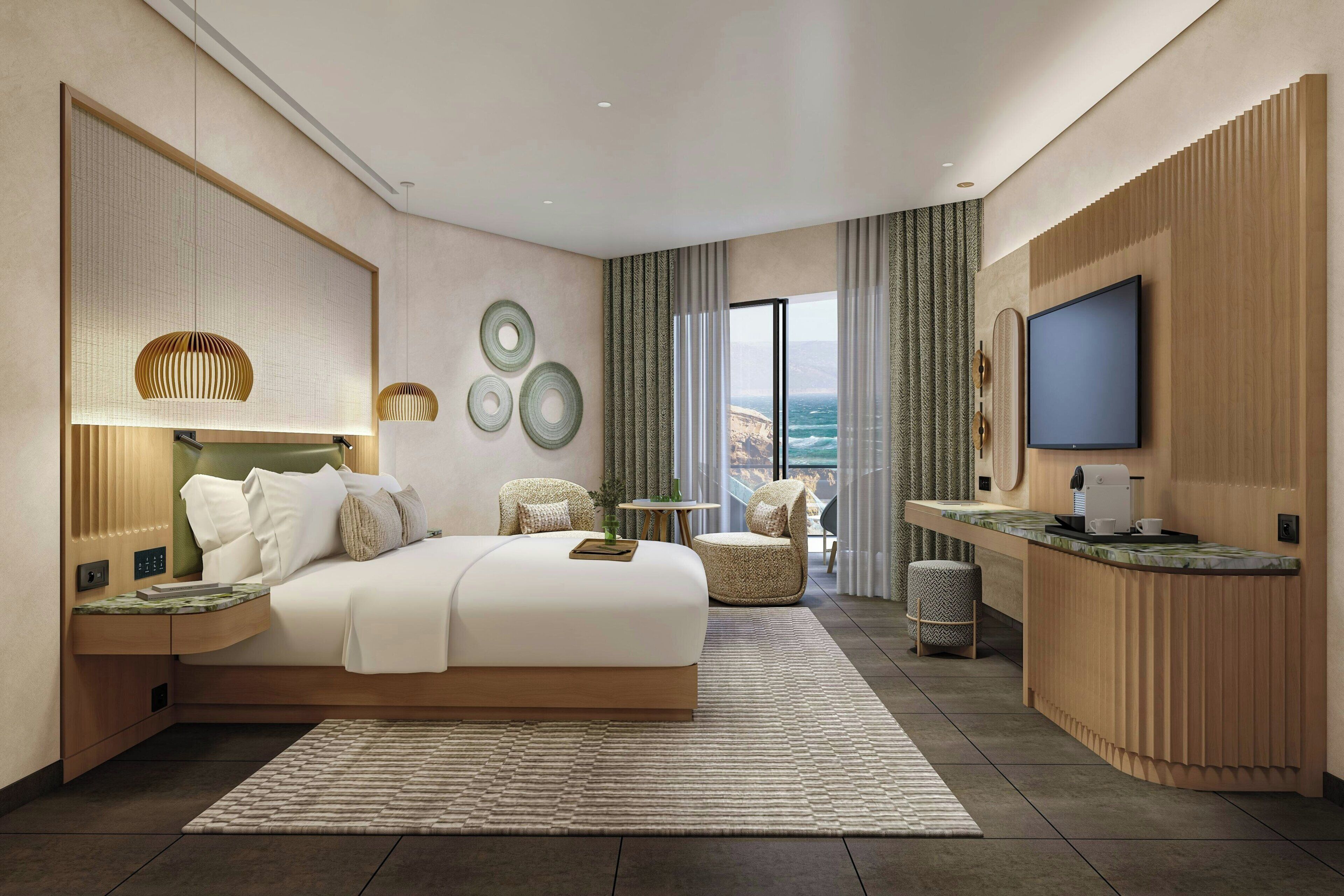 Habitación, 1 cama de matrimonio grande, balcón (no view)