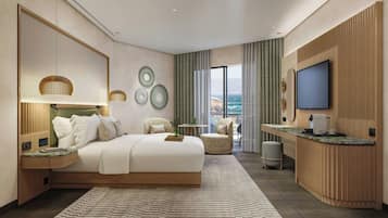 Room, 1 King Bed, Balcony (no view) | Free wired internet
