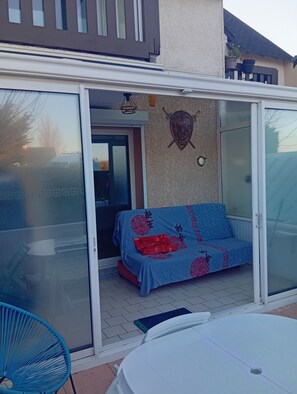 Terrace/patio - Apartment 500m from the sea and 2min from Etel! (Erdeven)