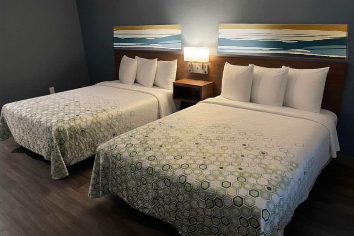 Cortinas blackout, tabla de planchar con plancha y cunas gratuitas