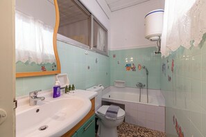 Bathroom - The Orestis Cottage House , Stalos, Crete (Chania)