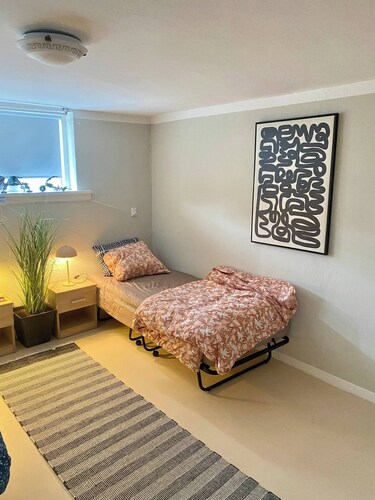 Room-grey Room for 2 People With Private