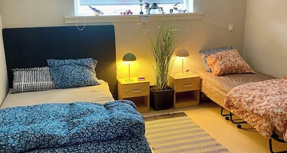 Room-grey Room for 2 People With Private