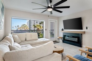 Living area - Serene Oceanview Haven Designer Coastal Living (South Padre Island)