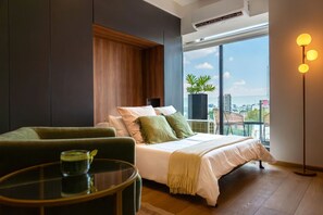 1 bedroom, desk, iron/ironing board, WiFi - OH | Amazing Loft Roma Nte w/ AC balcony & rooftop (Ciudad de México)