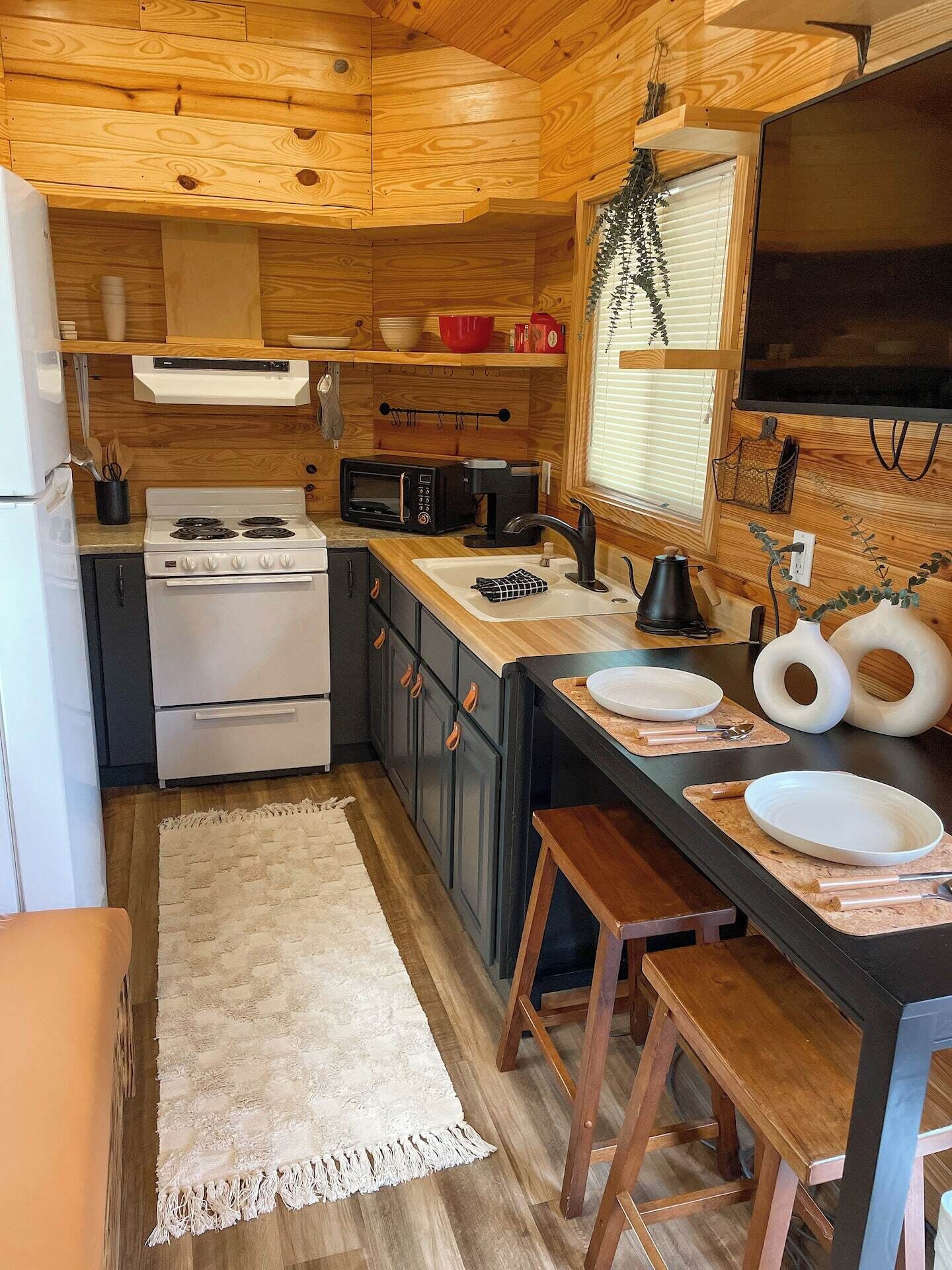 Microwave, oven, stovetop