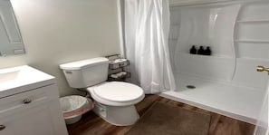 Towels, soap, toilet paper