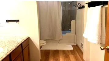 Towels, soap, toilet paper