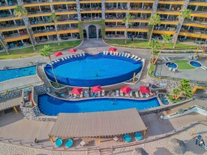 A heated pool - Ground Floor 4 Bedroom Sonoran Sky! (Puerto Peñasco)