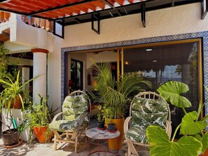 Terrace/patio - Panoramic Ocean Views from Every Room – Private Pool & Garden Retreat (San Carlos)