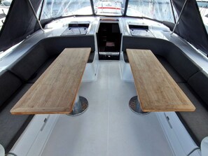 Outdoor dining - Sun-Kissed Sailing Adventure in the Saronic Islands (Laurium)