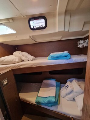 5 slaapkamers, een kluis op de kamer