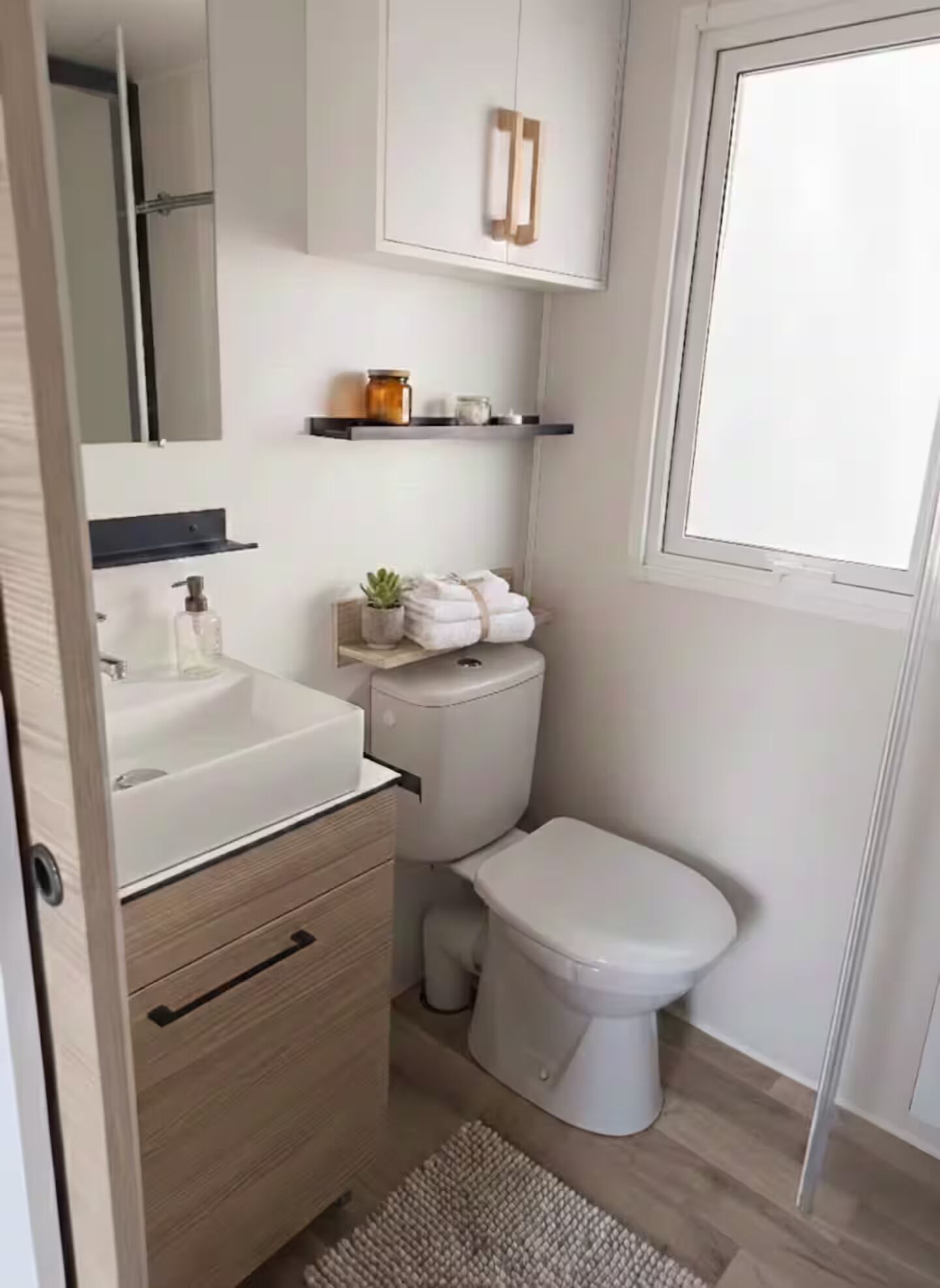 Douche, séchoir à cheveux