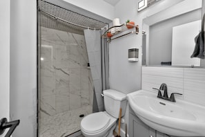 Hair dryer, towels