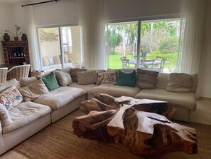 Living area - Tastefully Decorated Ground Floor 3BR Apartment in Ocean Dream, Cabarete (Cabarete)