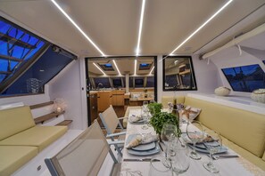 Dining - Sun-Kissed Sailing Adventure in Islas Sarónicas (Alimos)