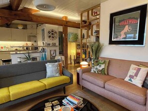 Apartment, 1 Bedroom | Living room - Stylish Loft - Amazing Views (Geneva)