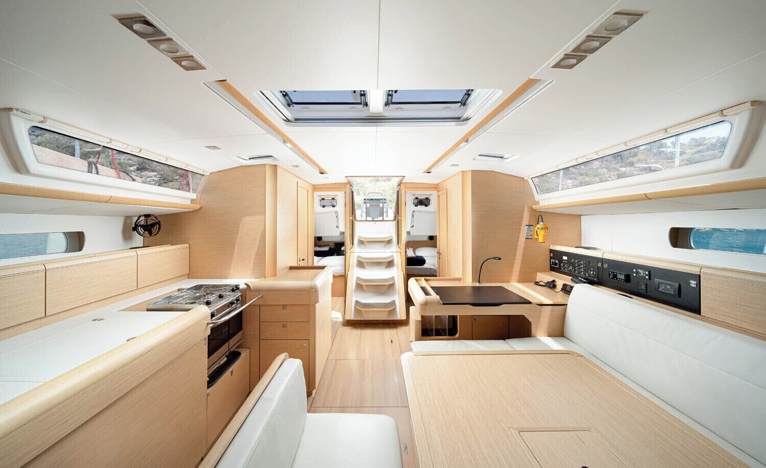 5 chambres, coffre-fort