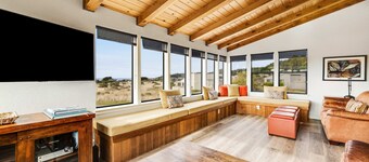 Sea Ranch 3BR ocean-view home with private hot tub — dogs welcome