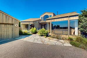 Exterior - Modern, Ocean View Home on the Golf Course with Private Hot Tub & 2 Fireplaces (Sea Ranch)