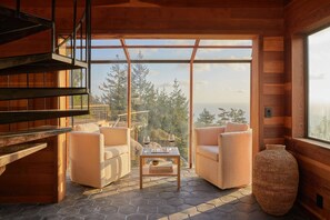 Interior - Gualala home with ocean views & redwood canopy near Anchor Bay (Gualala)