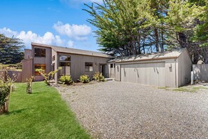Exterior - Meadow home with private hot tub on the golf course, dogs welcome (Sea Ranch)