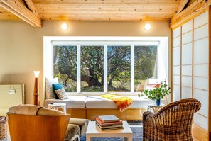 Interior - Sea Ranch cottage with private hot tub in the redwoods, dogs welcome (Sea Ranch)