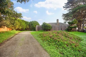 Property grounds - Oceanfront home with fireplace near Black Point Beach, dogs welcome (Sea Ranch)