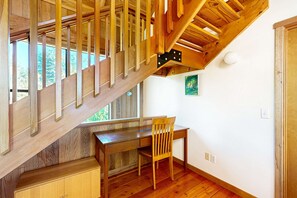 Interior - Ocean-view lodge with private hot tub among coastal pines (Sea Ranch)