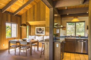 Interior - Ocean-view meadow home with fireplace near Shell Beach (Sea Ranch)