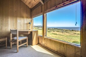 Interior - Ocean-view meadow home with fireplace near Shell Beach (Sea Ranch)