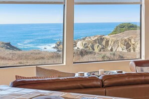 Interior - Dog-friendly home with cove views, a private hot tub, & rec center access (Sea Ranch)