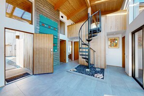 Interior - Ocean-view meadow home with private hot tub, dogs welcome (Sea Ranch)