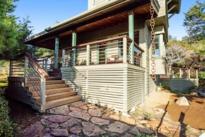 Exterior - Gualala craftsman home with ocean views, deck & EV charger (Gualala)