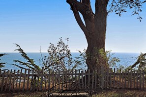 Property grounds - Oceanfront home with private hot tub, views, & close beach access (Gualala)