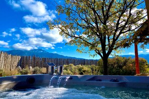 Baignoire à remous extérieure