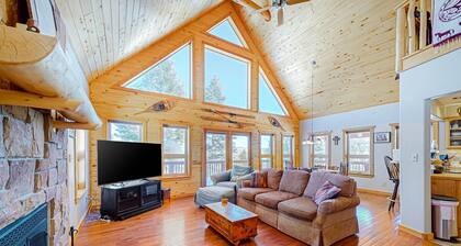 Idyllic five-acre retreat with private hot tub, games, deck, & mountain views