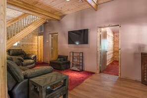 Living area - Hot Tub Escape | Cabin Vibes | Cozy Stay & Play (Angel Fire)