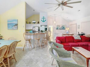 TV - Spacious ocean front house with spectacular views in Nags Head with Elevator (Nags Head)